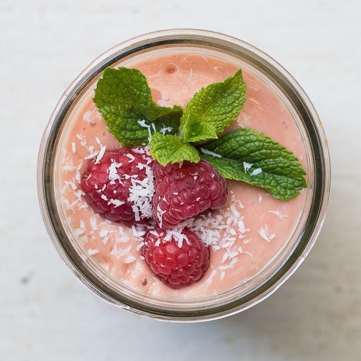 Raspberry Coconut Smoothie